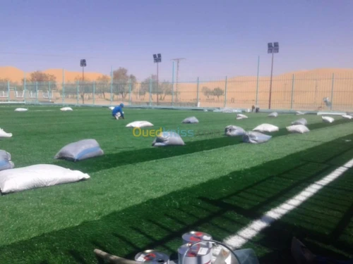 Fourniture et pose du gazon synthétiqu