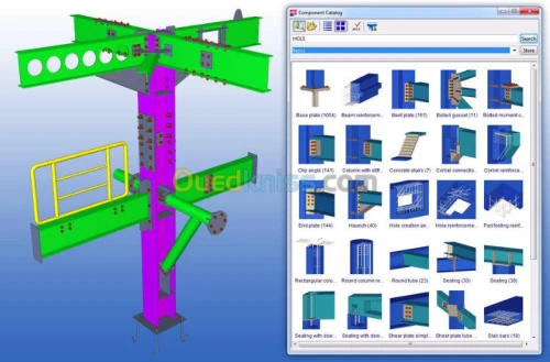 etude dessin structure en charpente 