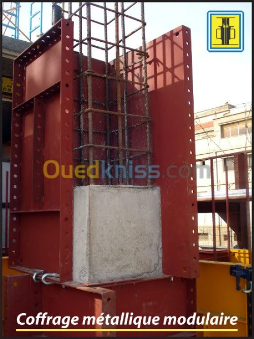 Coffrages métalliques modulaires