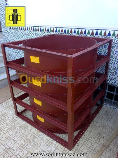 Coffrages métalliques modulaires