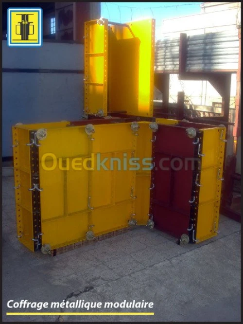 Coffrages métalliques modulaires
