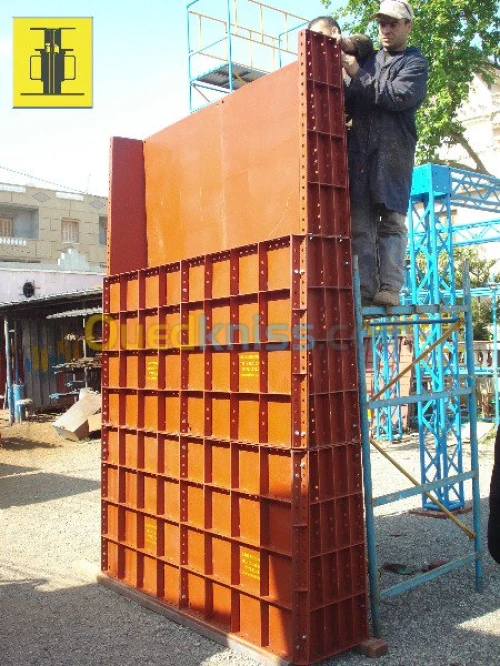 Coffrages métalliques modulaires