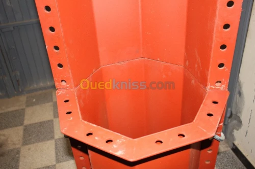 Coffrage pour poteau hexagonale 