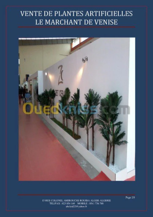 plantes artificielles