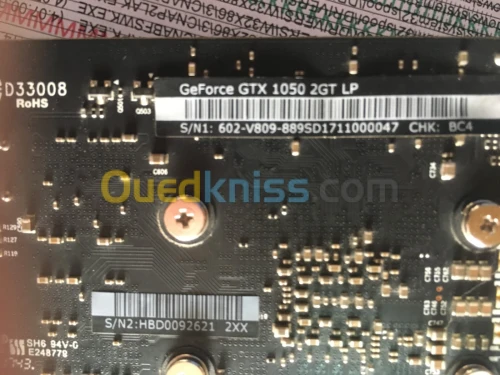 CARTE GRAPHIQUE MSI GeForce GTX 1050 2GO GDDR5 LP