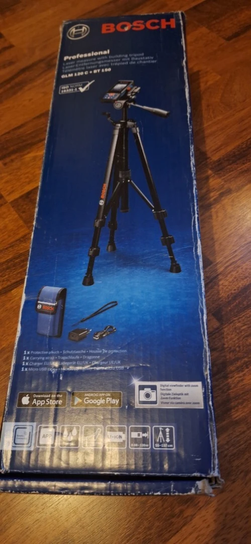 Télémètre bosch glm 120c bt 150 professionnel