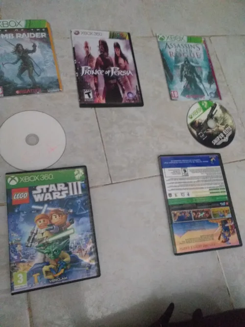 Xbox 360 Jdid 2 manettes 1 kinecte 7CD original 