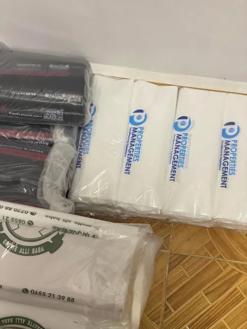 Sac en plastique avec votre logo