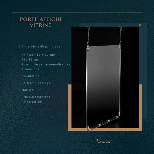 Porte Fiche Technique en PMMA
