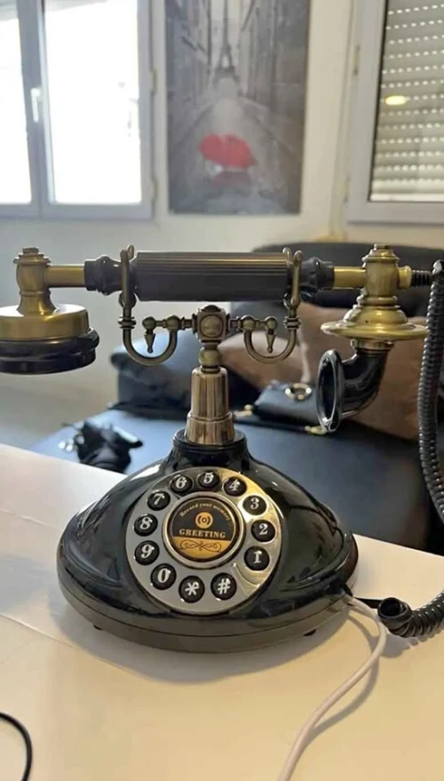 Téléphone d'invités vintage - Charge USB هاتف ضيوف الأفراح و الأعراس كلاسيكي