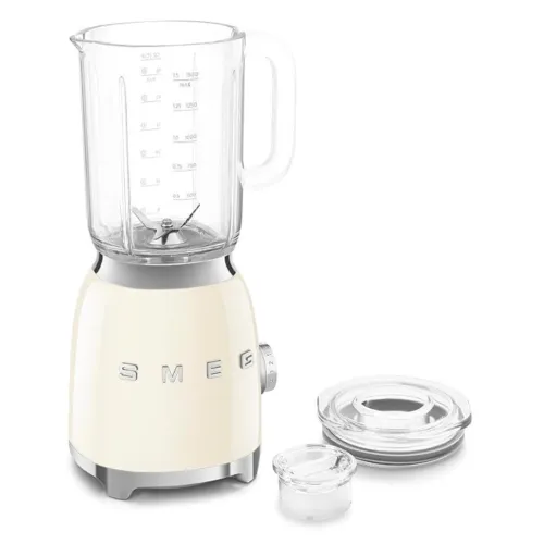 Blender SMEG Crème 800W- 4 Programmes - 1,5 Litres / 6 Tasses - BLF03CREU
