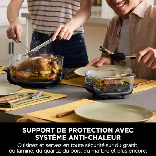 Ninja CRISPi Friteuse Sans Huile Portable 3,8L 4En1 Frire Sans Huile 1700W