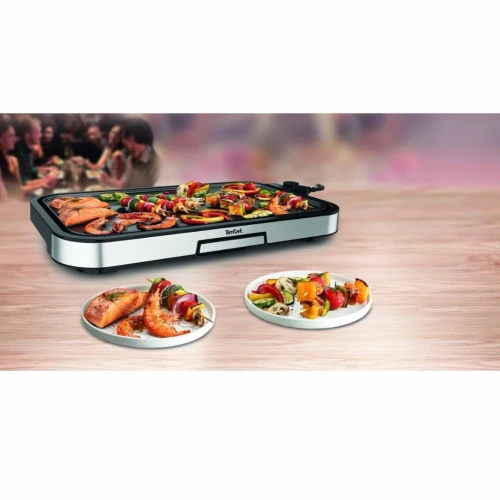 Plancha Tefal Giant Revêtement Antiadhésif, Thermostat Réglable 12 Personnes 2300 W CB631D10