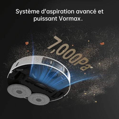 Robot Aspirateur Laveur Avec Station Dreame L20 Ultra-7000PA-260MIN Autonomie