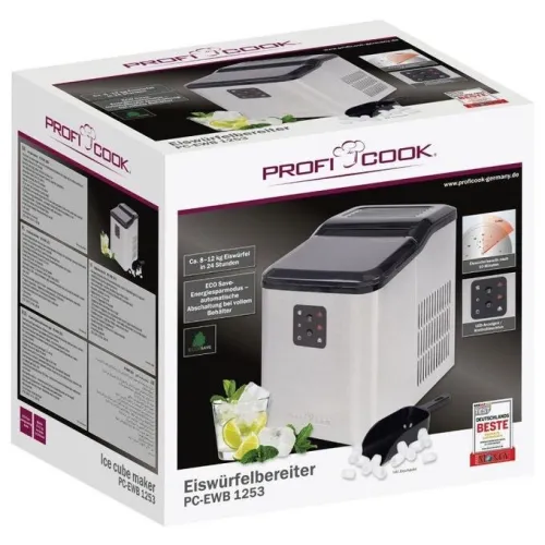 Machine À Glaçons Avec Écran LED 1.5l 120w Proficook PC-EWB 1253