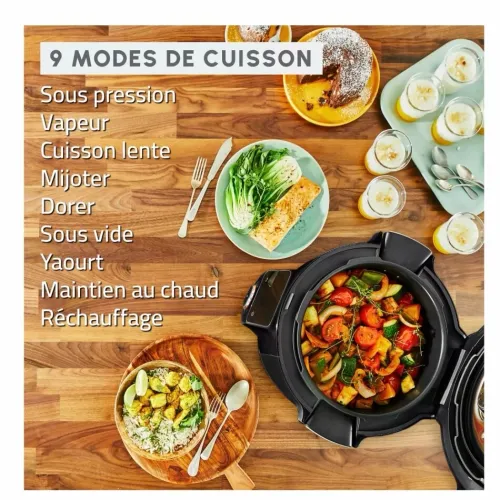 Moulinex Cookeo Wifi 9 Modes De Cuisson 6L 150 Recettes CE952810