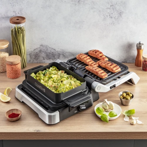Grill À Viande Tefal OptiGrill 4En1 Intelligent 2100W 9 Programmes GC774D10