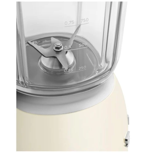 Blender SMEG Crème 800W- 4 Programmes - 1,5 Litres / 6 Tasses - BLF03CREU