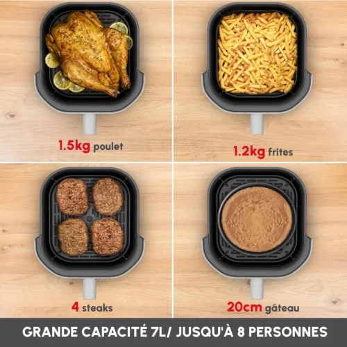 Moulinex Friteuse Sans Huile Air Fryer Easy Fry Infrared 7L EZ831GF0
