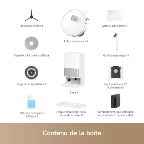 Aspirateur Robot Laveur Avec Station De Vidange Dreame L10s Ultra Gen 2