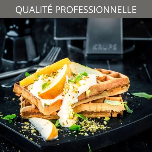 Krups Gaufrier Rotatif Professionnel 1200W FDD95D10