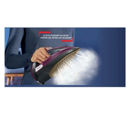 Fer À Repasser CALOR ULTIMATE PURE FV9838C0 3000W - Débit De Vapeur 60 G/Min - Filtre Anti-Calcaire