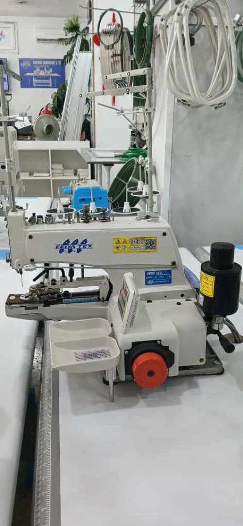 ماكينة كبس الازرار machine pose boutons selencieuse feiya tex