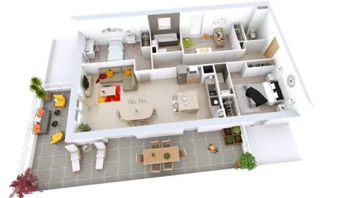 Location Appartement F4 Alger Bab ezzouar