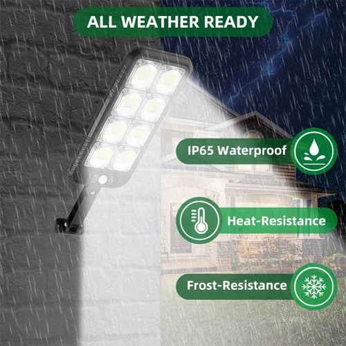 مصباح الطاقة الشمسية العملاق 200LED - ضوء قوي وصفر دينار كهرباء!