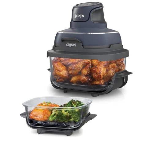 Air Fryer modulaire en verre Ninja CRISPi avec son livre neuf