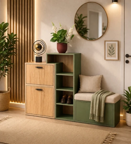 Meuble à chaussures moderne et pratique,