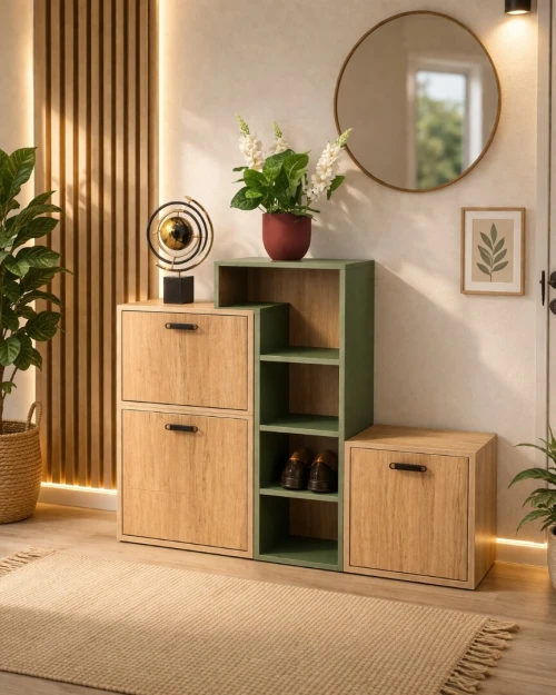Meuble a chaussures sur mesure - Design moderne et pratique