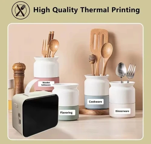 Imprimante d'étiquettes Bluetooth sans fil imprimante thermique Portable Marklife P15 Machine d'étiquetage sans encre Mini étiqueteuse P15 autocollant