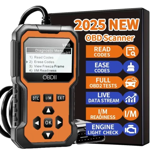 Scanner OBD 2 / OBDII Appareil de diagnostic automobile (2025 modèle V410)