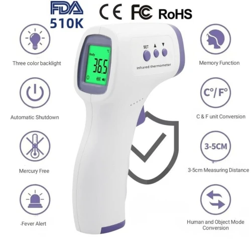 Thermomètre frontal  - Livraison 58 Wilayas 