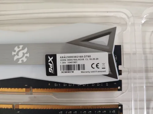 RAM XPG DT60 16 Go (2x8 Go) DDR4 3000 MHz
