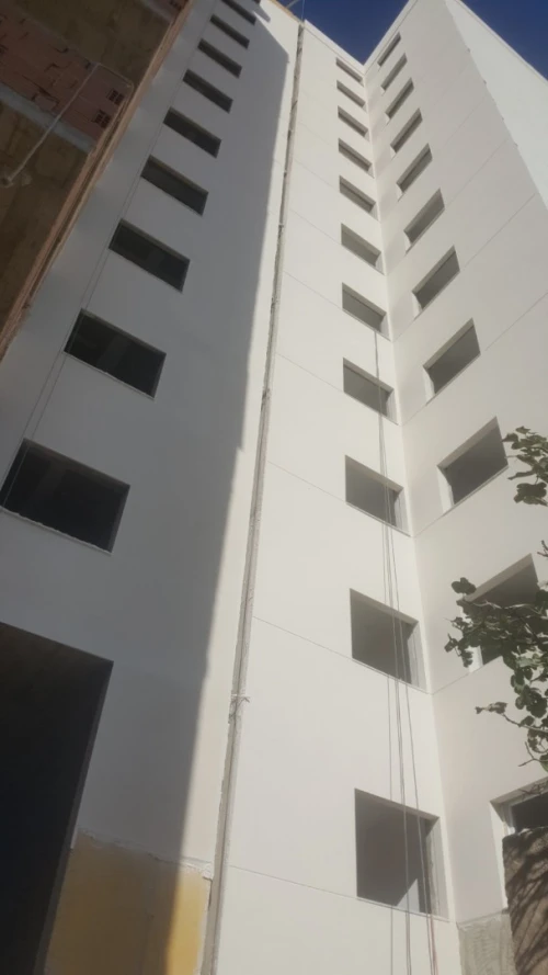 Travaux de revêtement de façade Monocouche