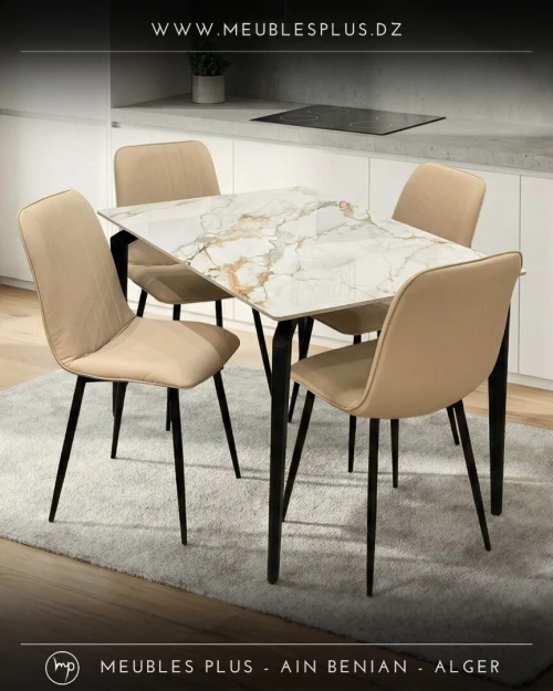 TABLE DE CUISINE 4 CHAISES