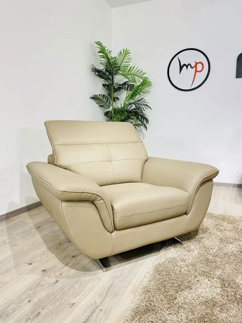 SALON 6 PLACES EN SIMILI-CUIR