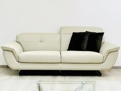 SALON 6 PLACES EN SIMILI-CUIR