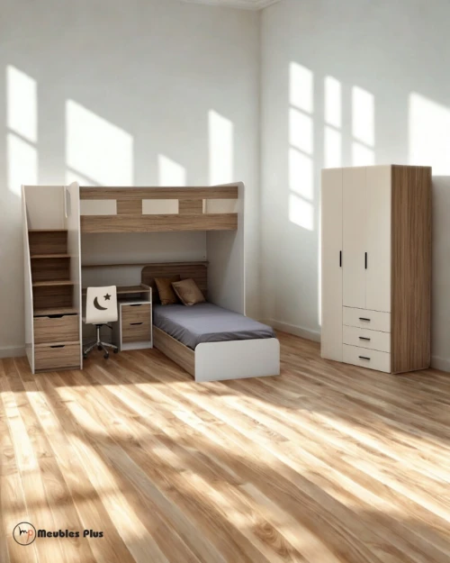 CHAMBRE A COUCHER / LIT SUPERPOSÉ TWINY