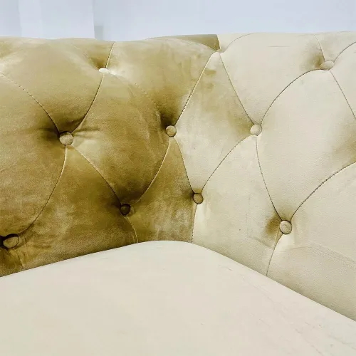 SALON CAPITONNÉ DE 6 PLACES EN VELOURS