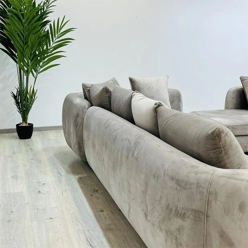 SALON D'ANGLE EN VELOURS