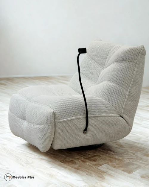 FAUTEUIL RELAX ELECTRIQUE BUBBLE BLANC