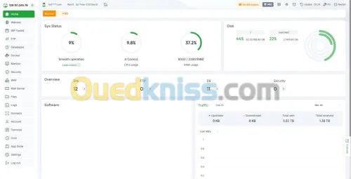 Location Serveurs Dédiés avec aaPanel  Idéal pour Hébergement Web ou  SaaS