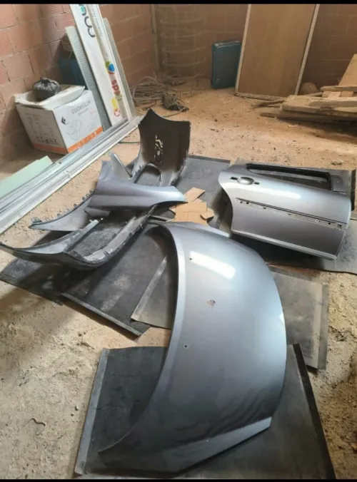 Parchoque avant, capot, l'aile, porte et afficheur peugeot 207