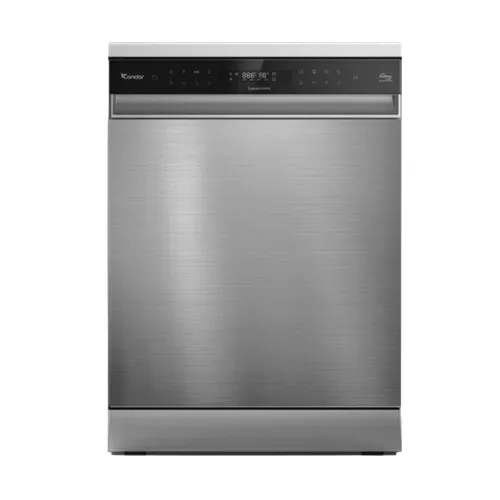 LAVE VAISSELLE CONDOR LUXA 16 COUVERTS SMART INVERTER OUVERTURE AUTOMATIQUE EN INOX NOIR ET NOIR GLASS AUTODOSE