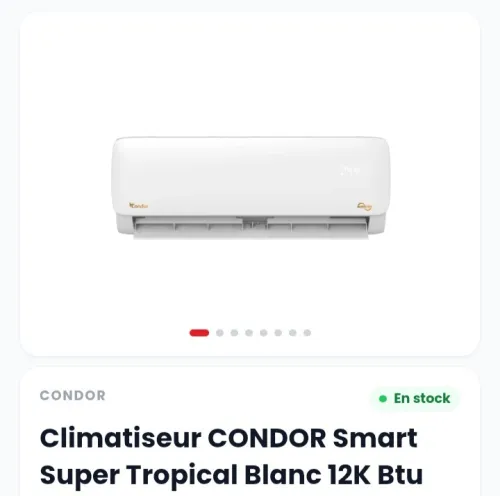 PROMOTION CLIMATISEUR CONDOR HISENSE NARDI CRISTOR DAIKIN 9000BTU 12000BTU 18000BTU 24000BTU