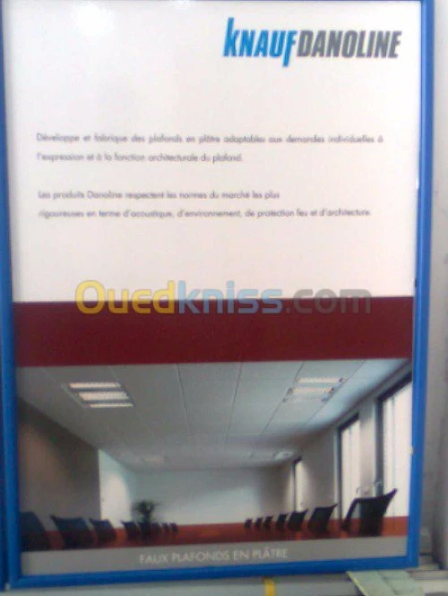 plaque de platre  BA13et accessoires