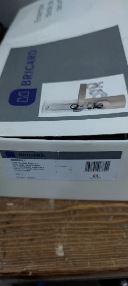 Ensemble poignée de porte sécurité marque Bricard Neuf
